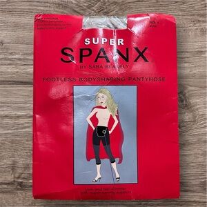 NWT Super Spanx Footleg Bodyshaping Pantyhose Sz A / XS-S Office Intern Slimming